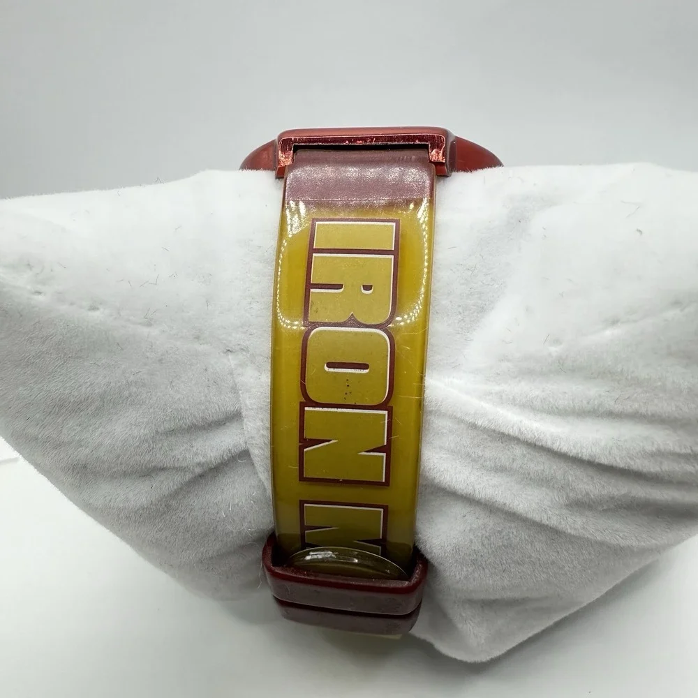 Rare! IRON MAN Watch Red Yellow Avengers Comics Collectibles 2009 NEW BATTERY